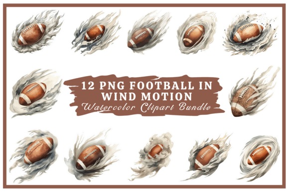 Capture Game Day Energy with Wind Motion Football Art