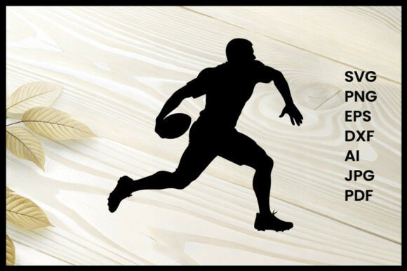 Dynamic Football in Motion Illustration for Modern Projects