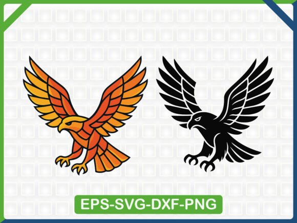 Eagle in Motion SVG: Dynamic Design for Bold Creators