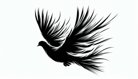 Elevate Your Designs with the Motion Flight Doves Illustration Pack