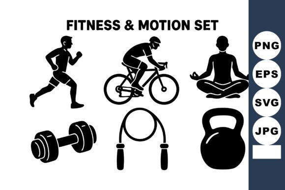 Fitness and Motion Set: Dynamic Design for Active Brands
