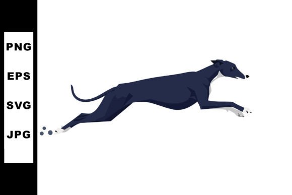 Greyhound Dog Running in Motion Vector I: Capturing Pure Speed