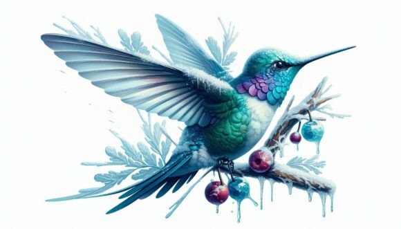 The Art of Stillness: Capturing Life with A Hummingbird Frozen in Motion