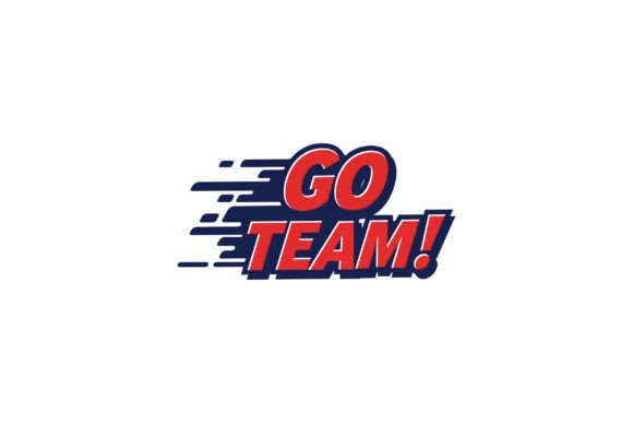 Unleashing Energy: Go Team Text Speed Motion Design in Red