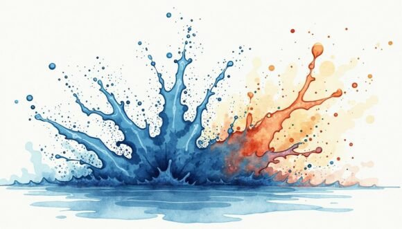 Unlock Dynamic Energy: The Slow-motion Water Explosion Effect