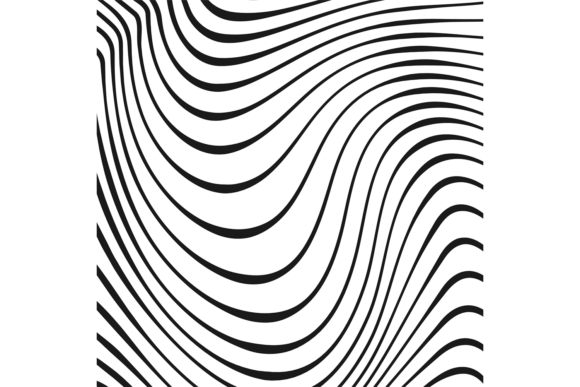 Wavy Line Pattern Background: Motion Effect Texture